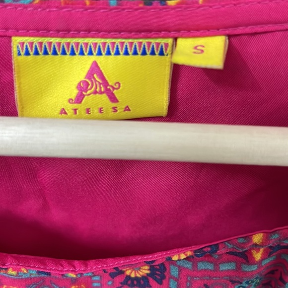 Vibrant pink coloured straight kurta - Picture 5 of 5